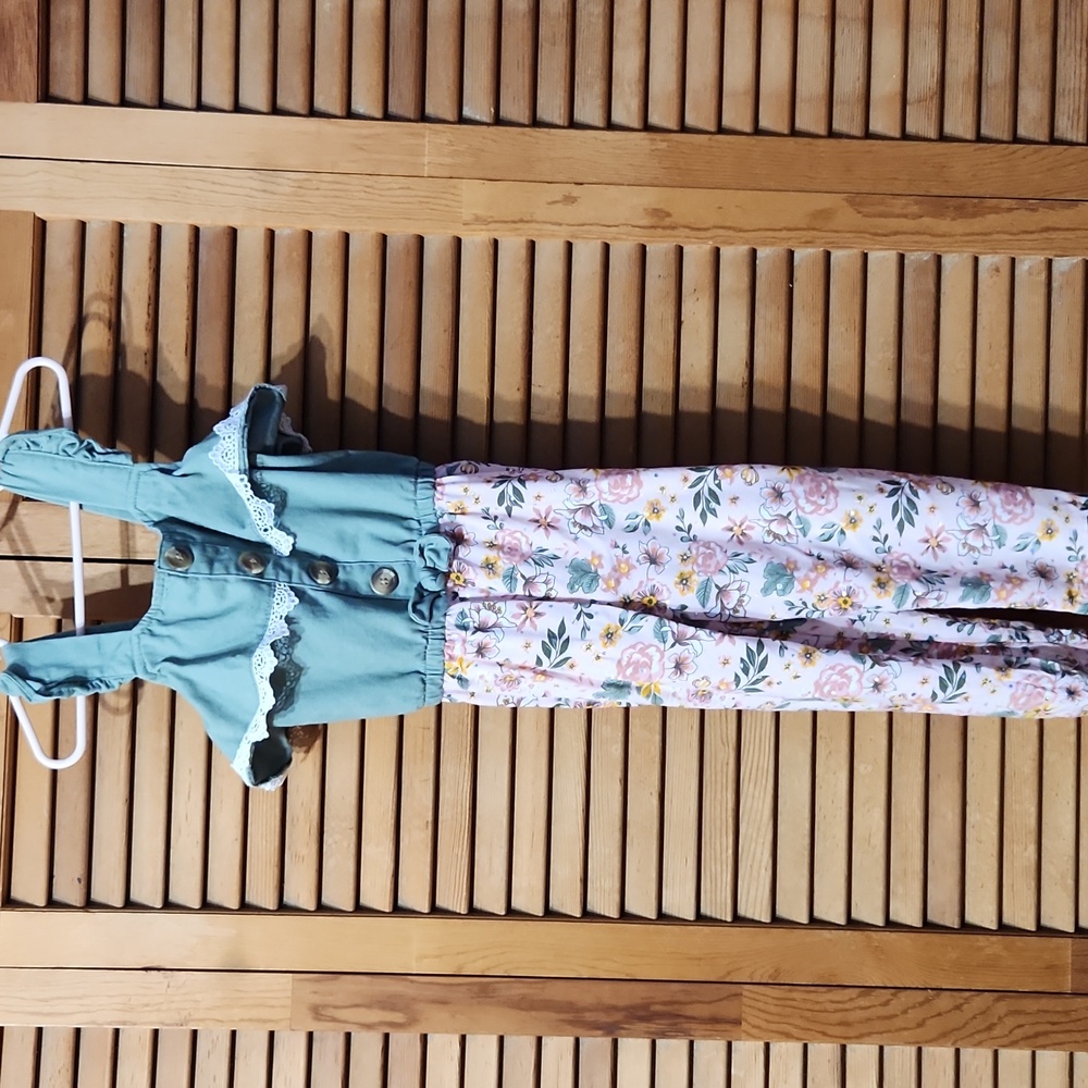 Little Lass 1pc Romper Pant Sz 5